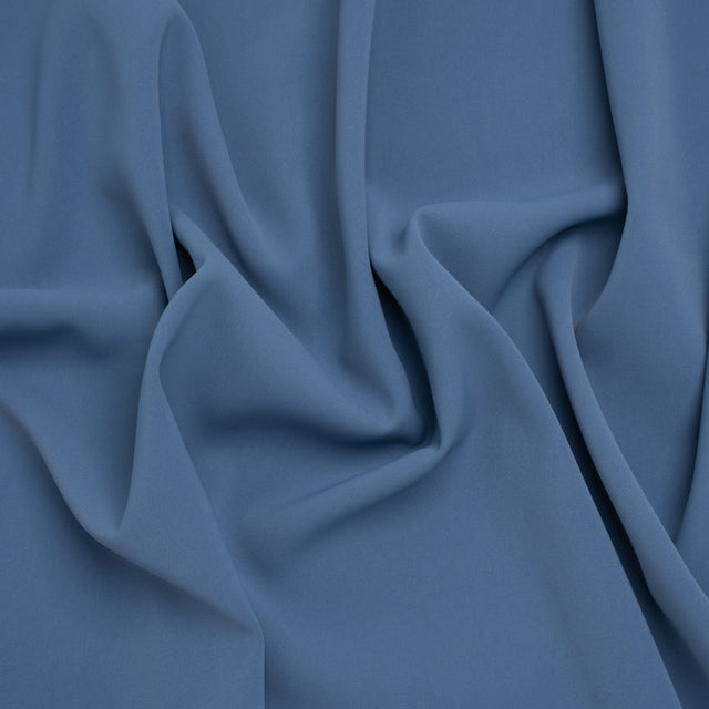 Soft Lightweight Polyester Gabardine - Country Blue - Stefanie Collection
