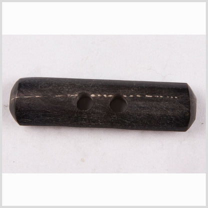 Black Oversized Pointed Horn Toggle - 110L/70mm