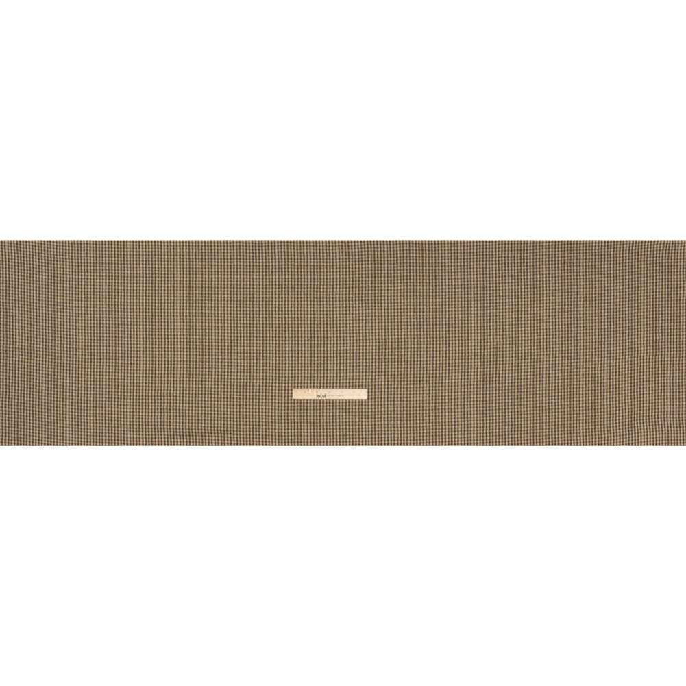Linen Twill - Taupe and Beige Checks Full