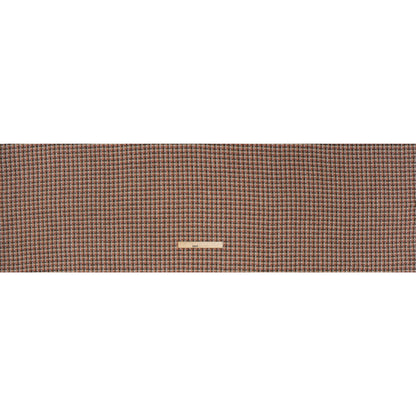 Linen Twill - Brown, Coral and Strawberry Red Plaid Full