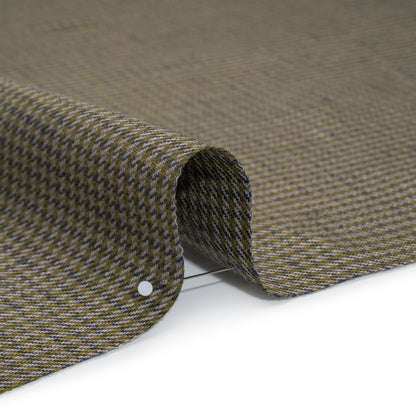 Linen Twill - Olive, Navy and Pale Orchid Plaid