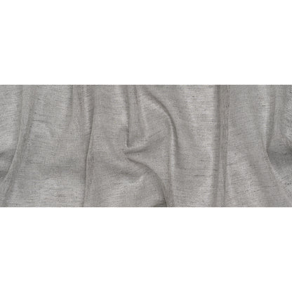 Two-Tone Metallic Linen Scrim - Black, White and Silver Full