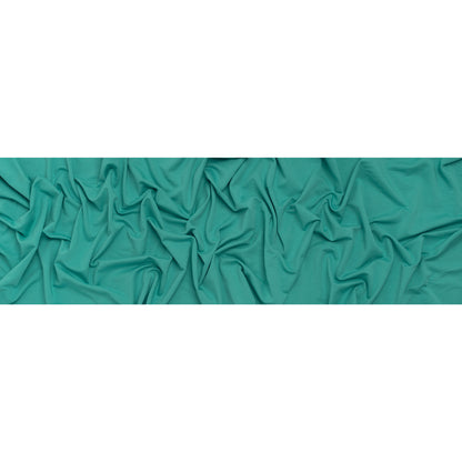 Stretch Cotton and Modal French Terry - Baltic Green - Deadstock
