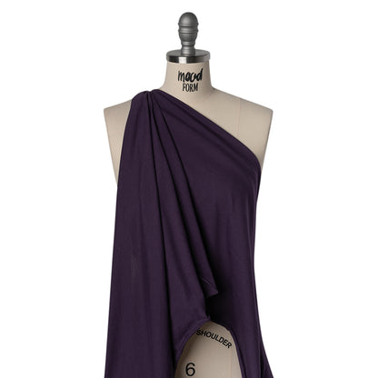 Polyester Jersey - Eggplant Purple - Deadstock