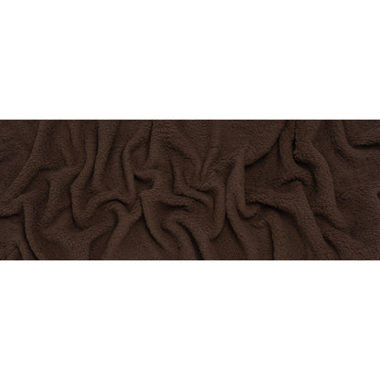 Double Faced Faux Shearling Fur - Mushroom Brown - Deadstock