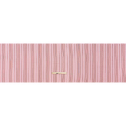 Stretch Rayon Jersey Print - Light Pink and Mauve Stripes - Deadstock