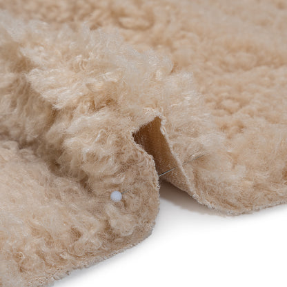High Pile Faux Shearling Fur - Ecru - Deadstock