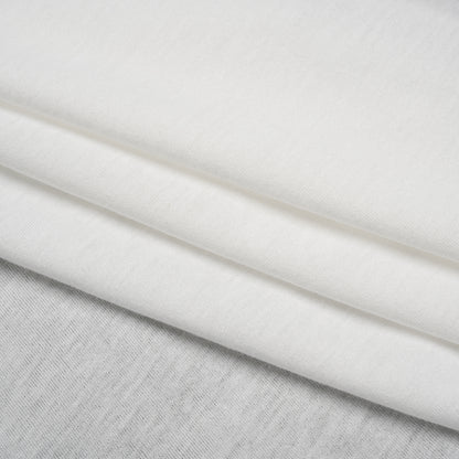Cotton and Polyester Jersey - Off White - Deadstock