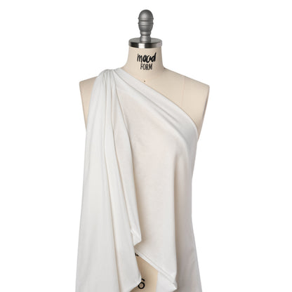 Cotton and Polyester Jersey - Off White - Deadstock