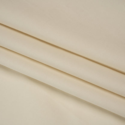 Stretch Cotton Shirting - Alabaster - Deadstock