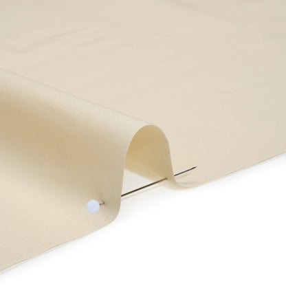 Stretch Cotton Shirting - Alabaster - Deadstock