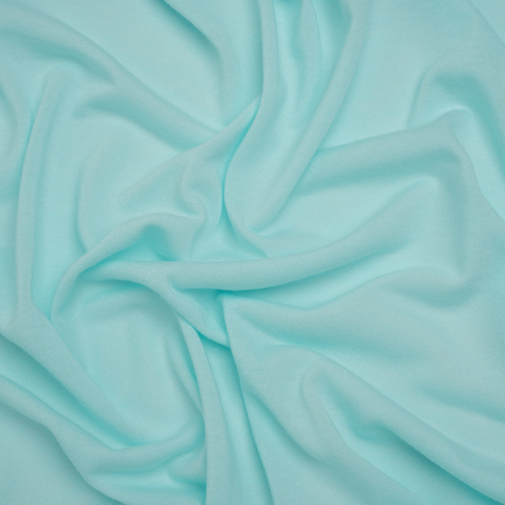 Recycled Polyester Jersey - Stillwater Blue - Deadstock