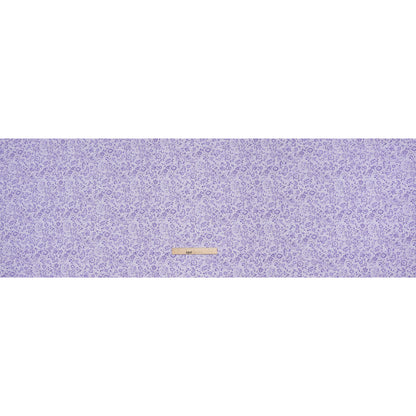 Cotton and Polyester Jersey - Lavender Floral - Deadstock