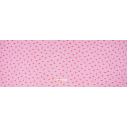 Stretch Rayon Jersey - Pink Tonal Palm Trees - Deadstock