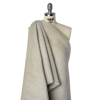 Plush Short Pile Recycled Polyester Faux Fur - Off White
