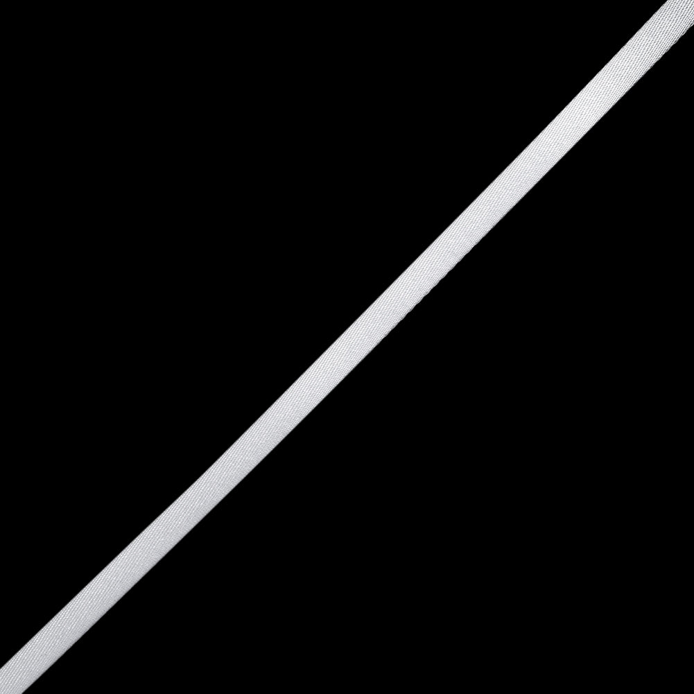 Satin Rattail Cord Made in Italy - 5mm - White - Irina Collection