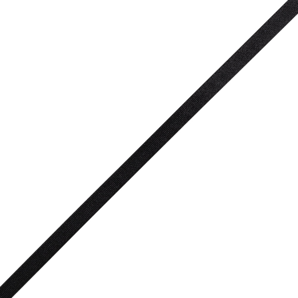 Satin Rattail Cord Made in Italy - 5mm - Black - Irina Collection