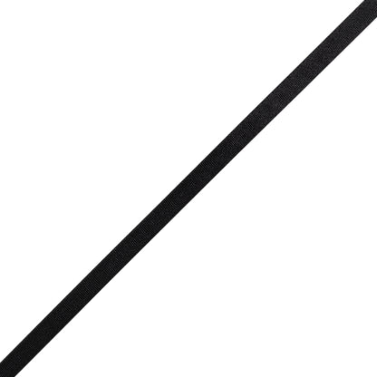 Satin Rattail Cord Made in Italy - 5mm - Black - Irina Collection