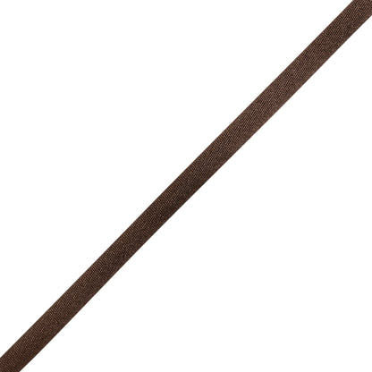 Satin Rattail Cord Made in Italy - 7mm - Brown - Irina Collection