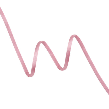 Satin Rattail Cord Made in Italy - 7mm - Pink - Irina Collection