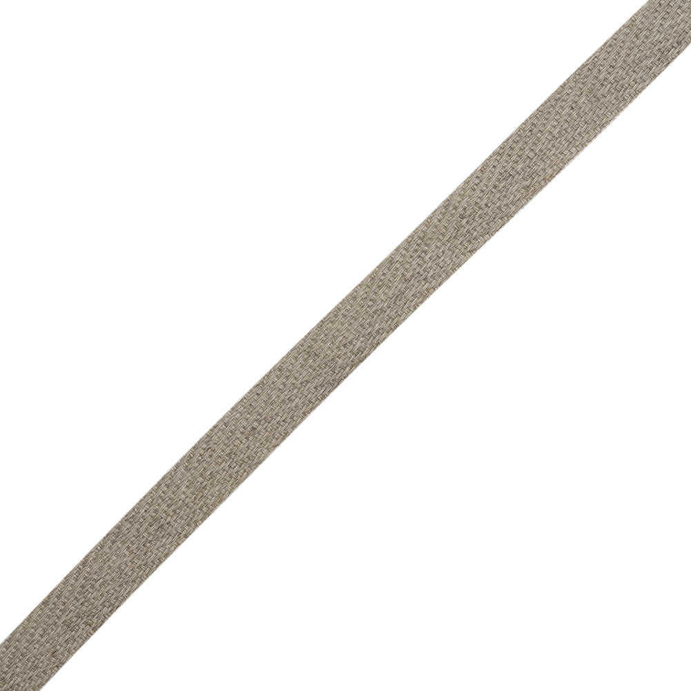 Linen Blend Twill Tape Made in Italy - 10mm - Beige