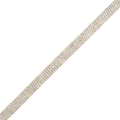 Linen Blend Twill Tape Made in Italy - 10mm - Oatmeal