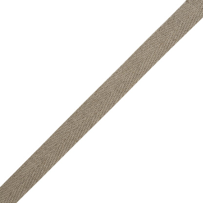 Linen Blend Twill Tape Made in Italy - 15mm - Beige