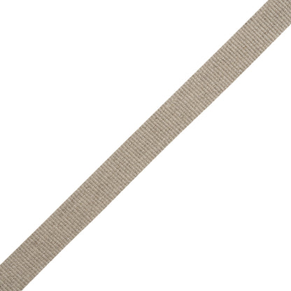 Linen Blend Grosgrain Ribbon Made in Italy - 15mm - Beige