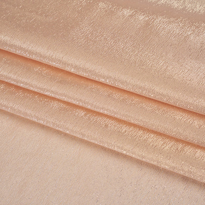 Metallic Silk Lame - Pink and Gold - Deadstock