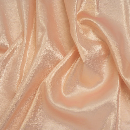 Metallic Silk Lame - Pink and Gold - Deadstock