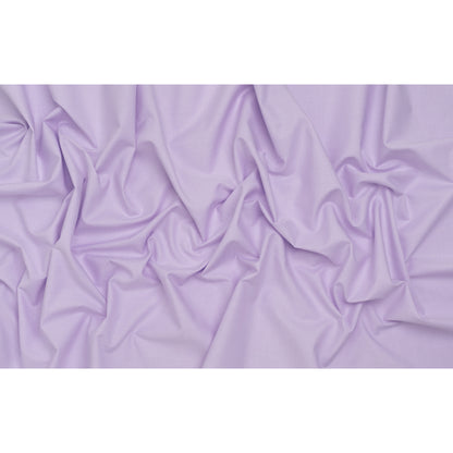 Cotton Oxford Shirting - Light Purple - Designer Deadstock