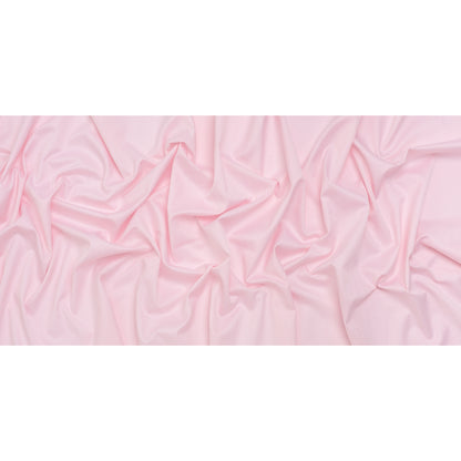 Cotton Twill Shirting - Baby Pink and White Herringbone - Deadstock
