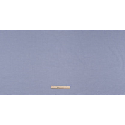 Cotton Oxford Shirting - Bright Blue and White Little Checks - Deadstock