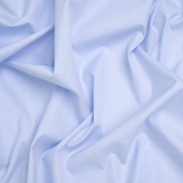 Cotton Shirting - Light Blue - Deadstock