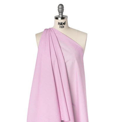 Cotton Poplin Shirting - Orchid Pink Stripes - Deadstock
