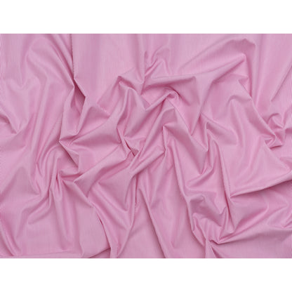 Cotton Poplin Made in England - Berry Pink and White Candy Stripes - Designer Deadstock