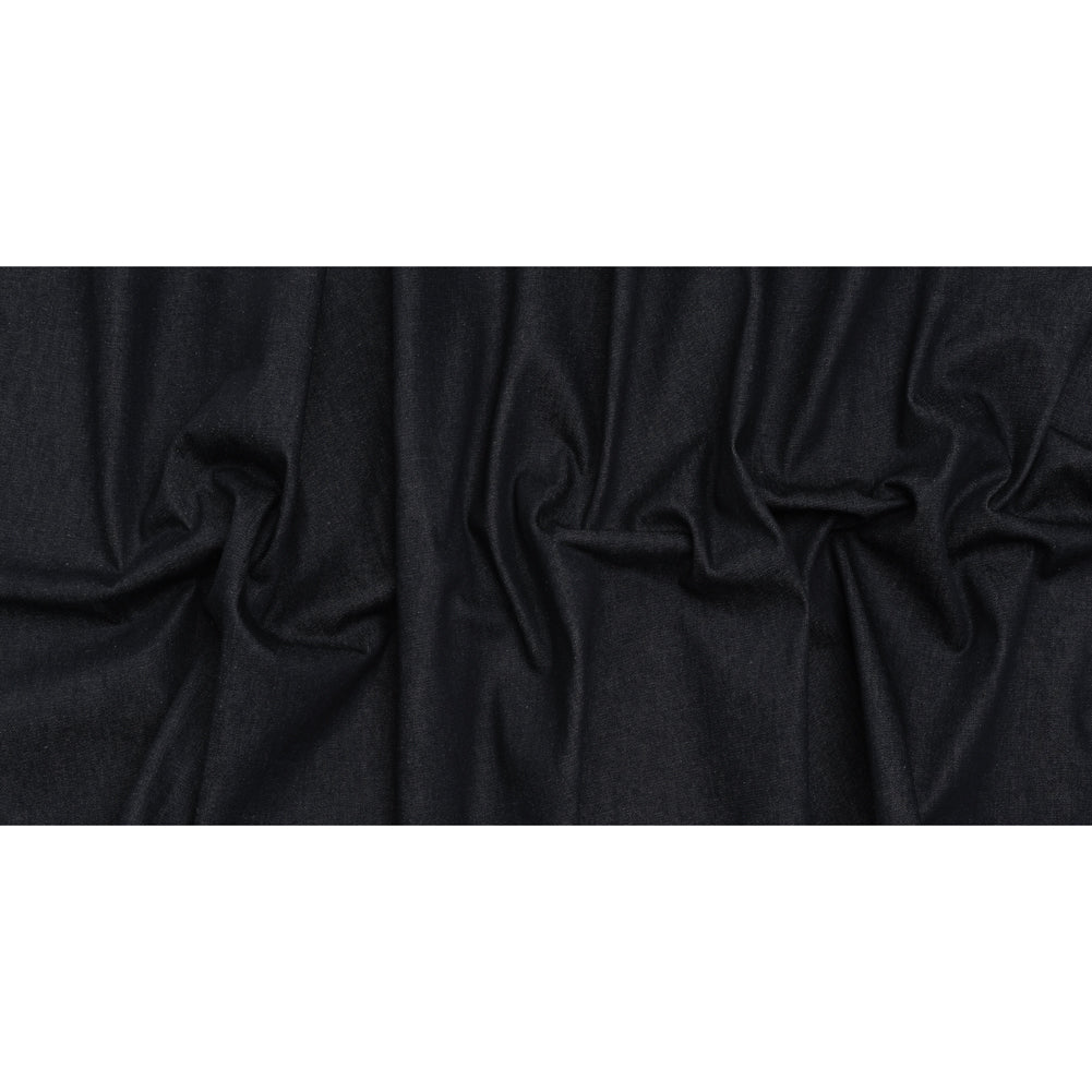 Slight Stretch Heavy Cotton Denim Twill - Dark Indigo - Deadstock - Full