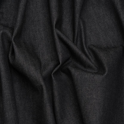 Preshrunk Heavyweight Cotton Denim Made in Italy - Dark Indigo - Deadstock