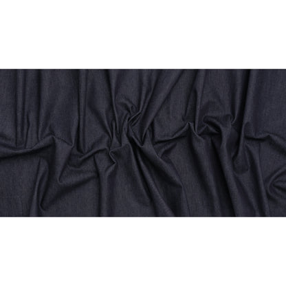 Medium Weight Cotton Denim Made in Italy - Blue - Deadstock - Full
