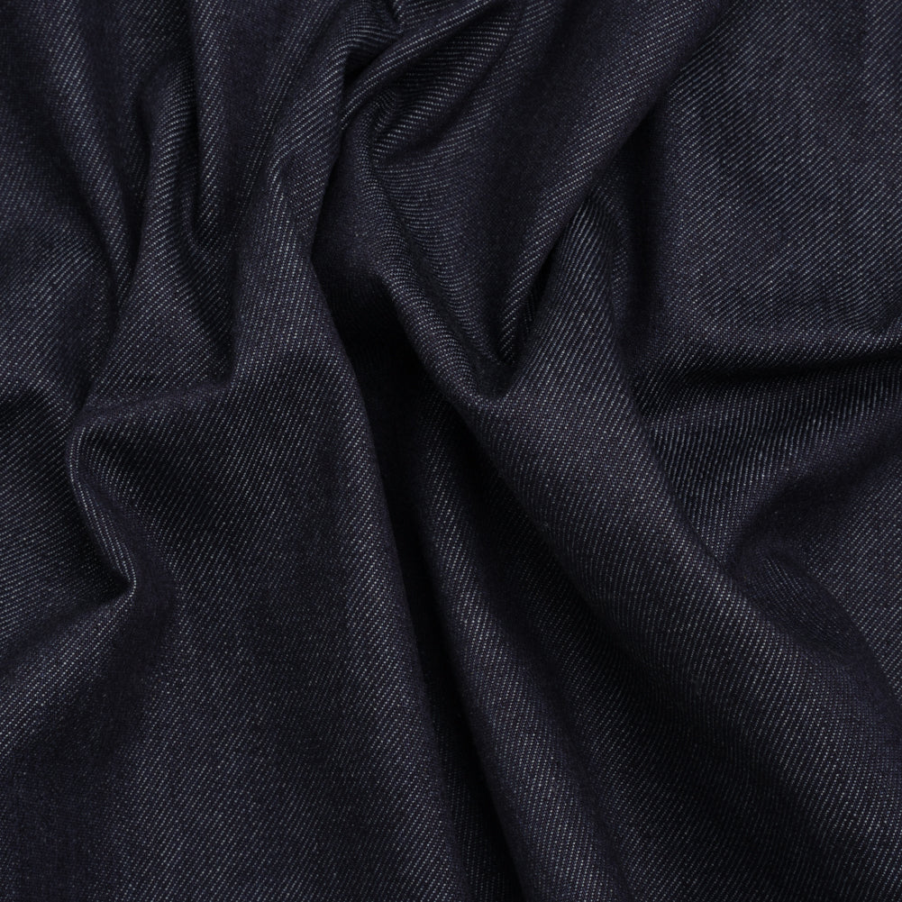 Medium Weight Cotton Denim Made in Italy - Blue - Deadstock