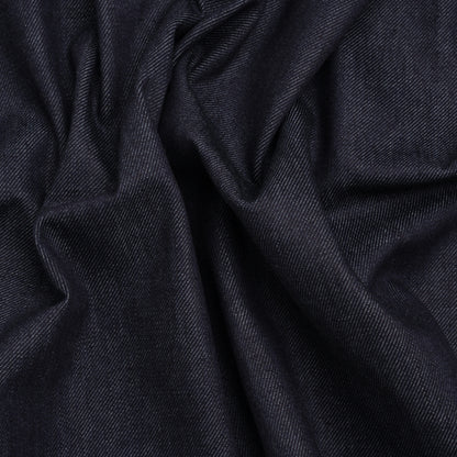 Medium Weight Cotton Denim Made in Italy - Blue - Deadstock