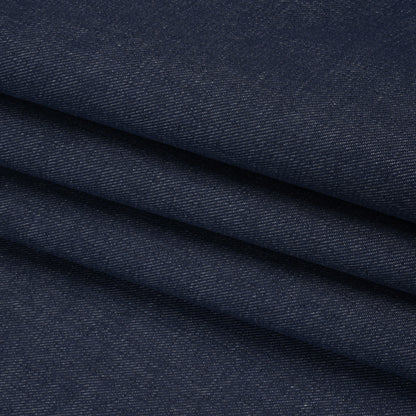 Structured Heavy Cotton Denim - Blue - Deadstock Folded