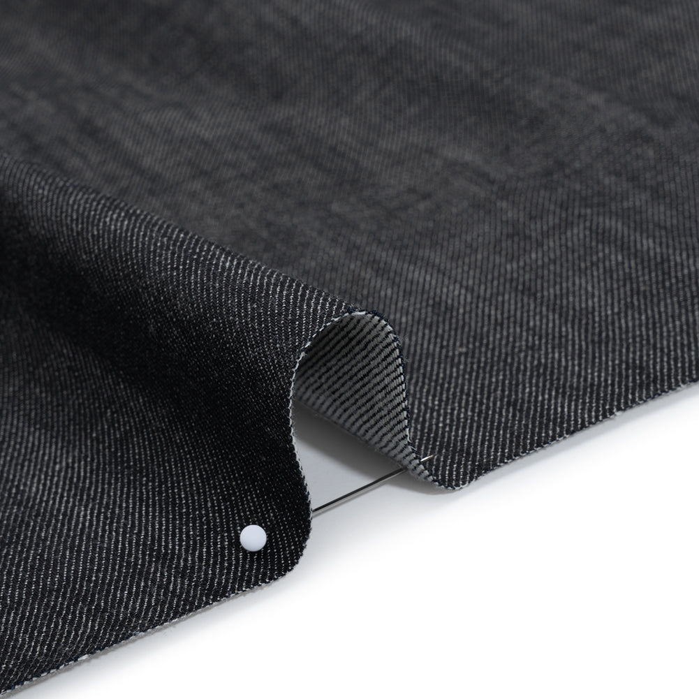 Light Cotton Denim Made in Japan - Midnight - Deadstock Detail