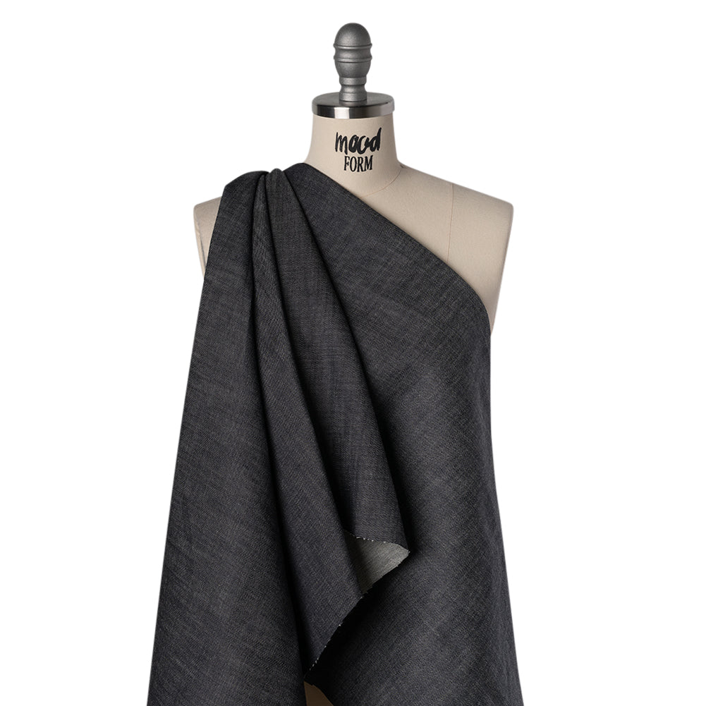 Light Cotton Denim Made in Japan - Midnight - Deadstock Drape