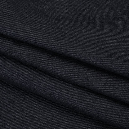 Stretch Cotton Blend Denim - Indigo - Deadstock Folded