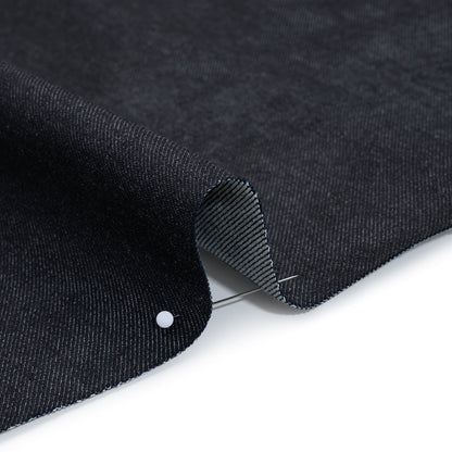Stretch Cotton Blend Denim - Indigo - Deadstock Detail