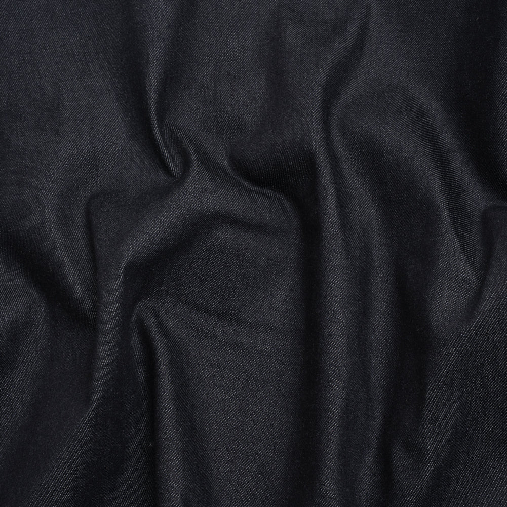 Stretch Cotton Blend Denim - Indigo - Deadstock