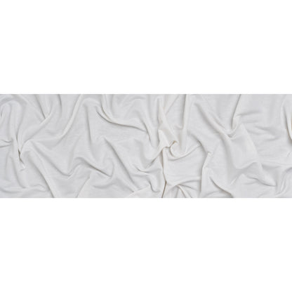 Cotton and Rayon French Terry - Cream - Deadstock