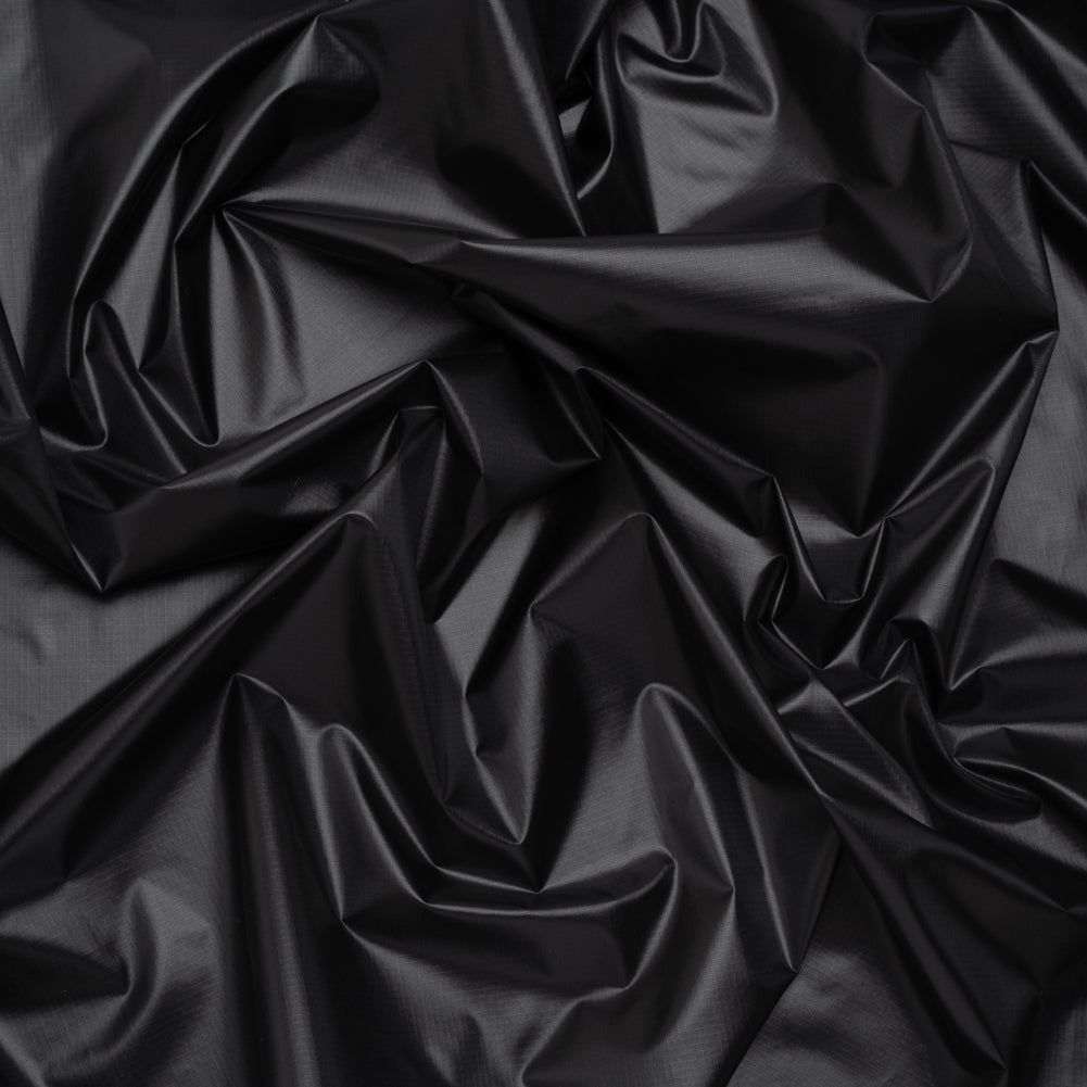 Lightweight Nylon Ripstop - Carbon - Deadstock