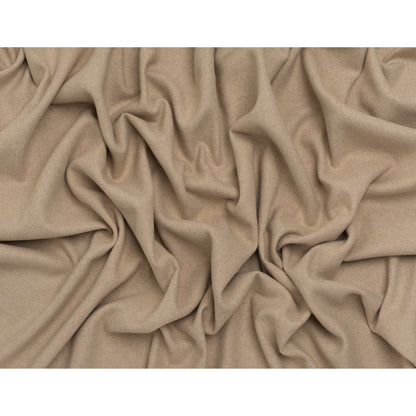 Recycled Brushed Wool Blend Twill Coating - Pasta Beige - Made in Italy - Maeve Collection - Full